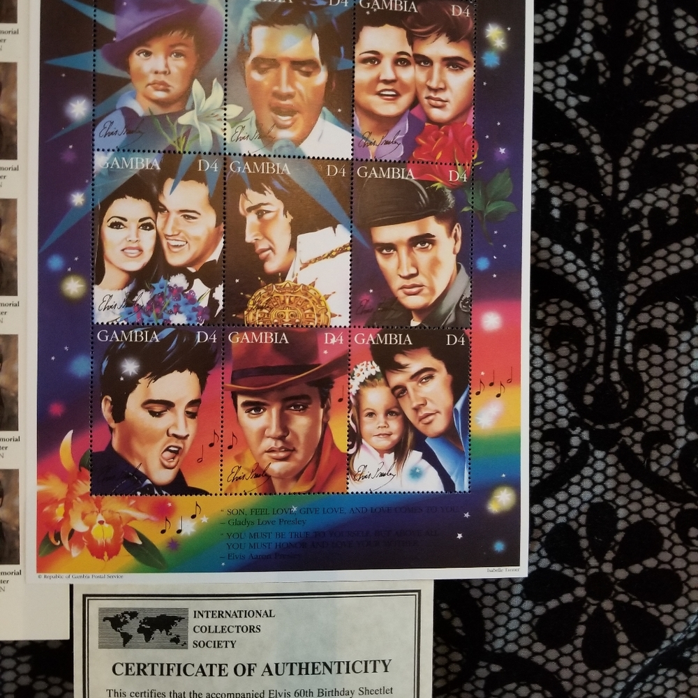 Elvis Presley Stamps - Picture 7 of 8